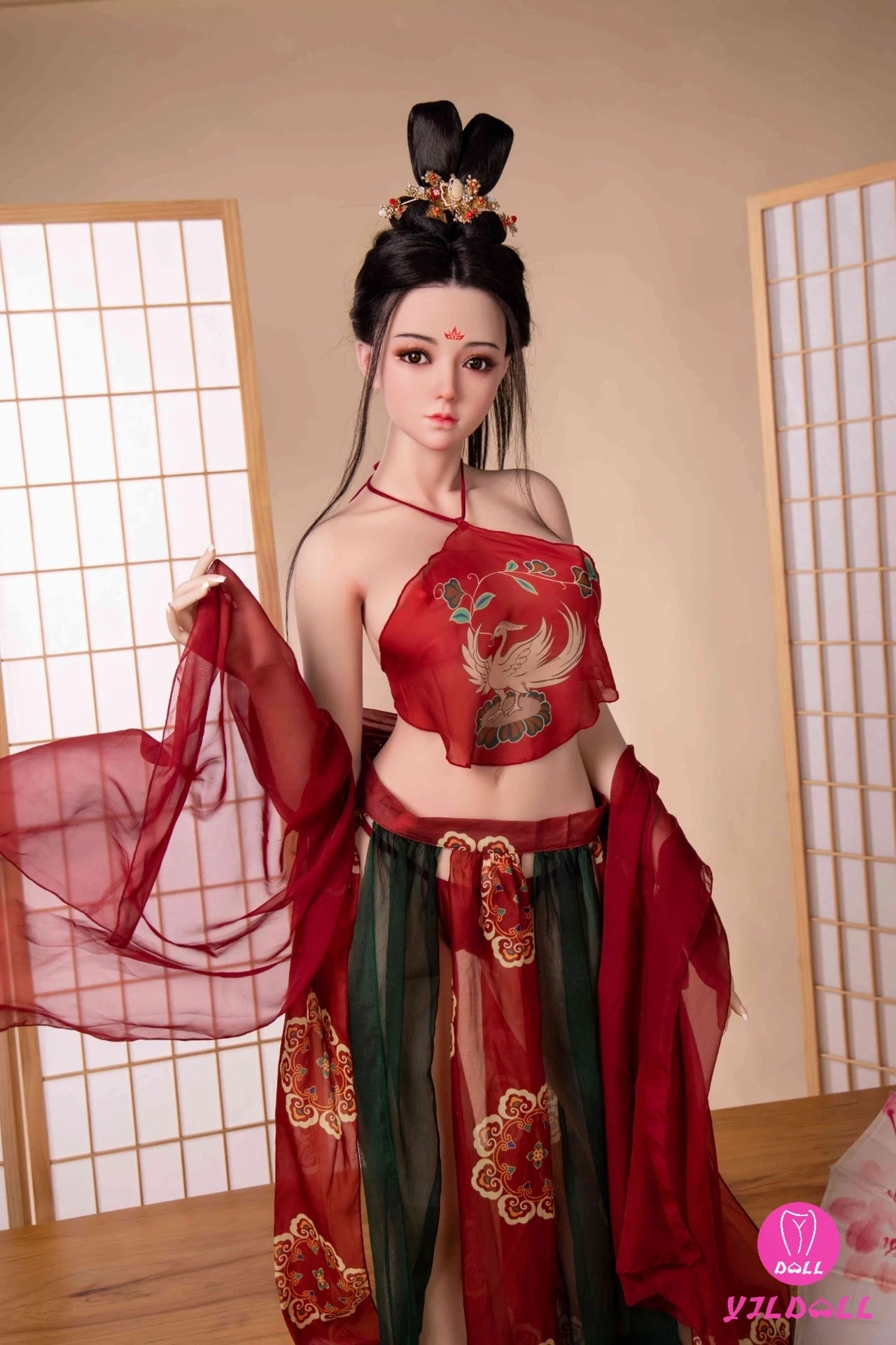 Boneca Sexual Lívia (YJL Doll Copo D de 148cm #441 TPE+Silicone)