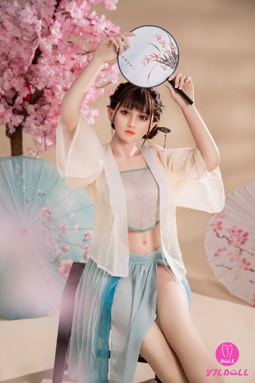 Boneca sexual Zahra (YJL Doll Copo D de 165cm #262 TPE+Silicone)