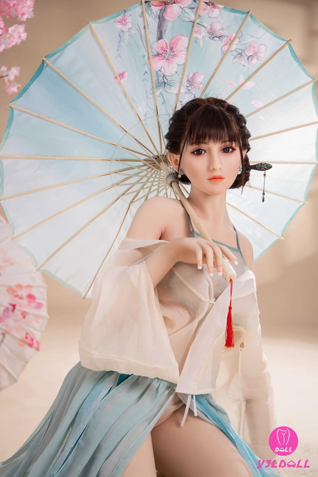 Boneca sexual Zahra (YJL Doll Copo D de 165cm #262 TPE+Silicone)