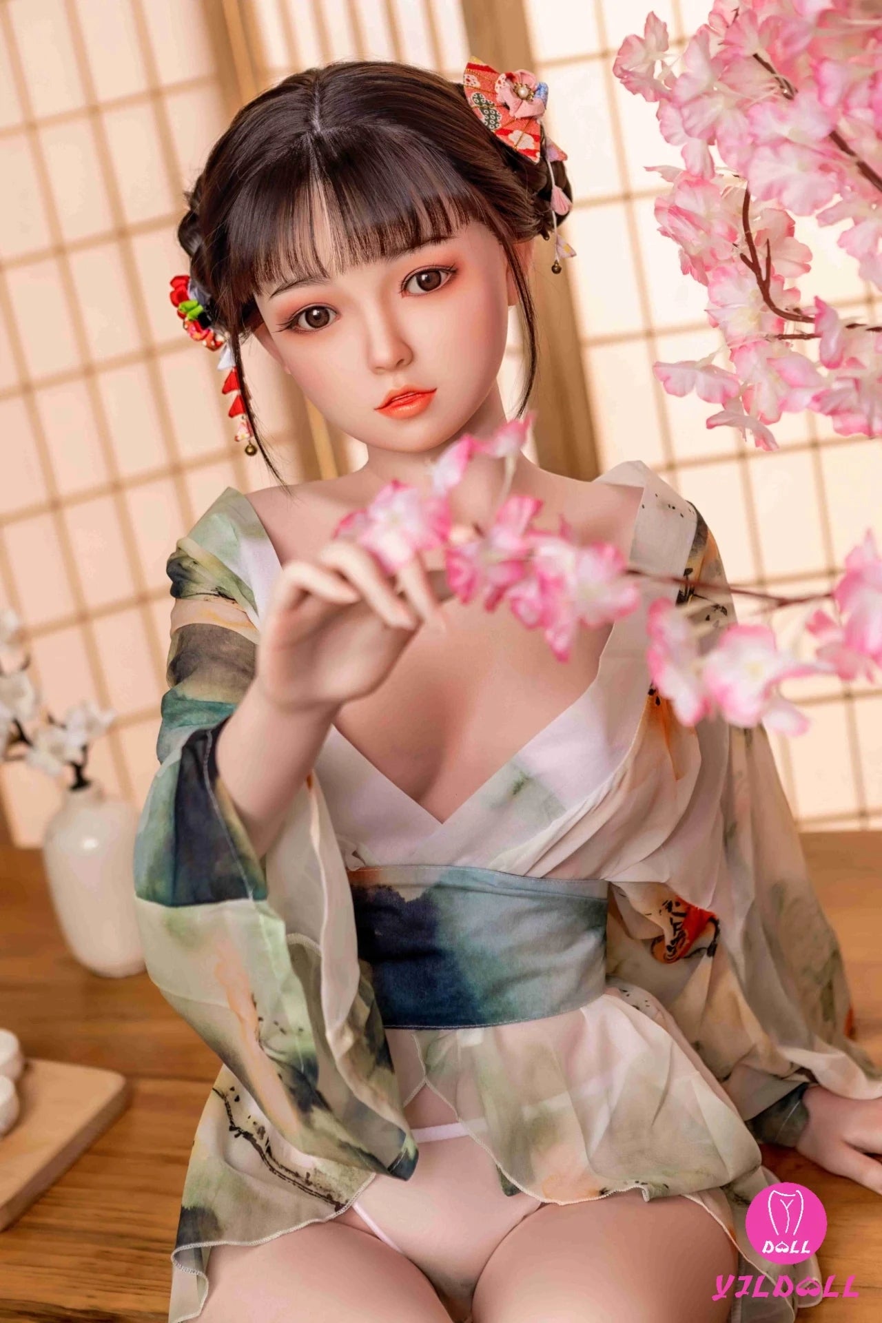 Boneca sexual Anya (YJL Doll Copo C de 148cm #339 TPE+Silicone)