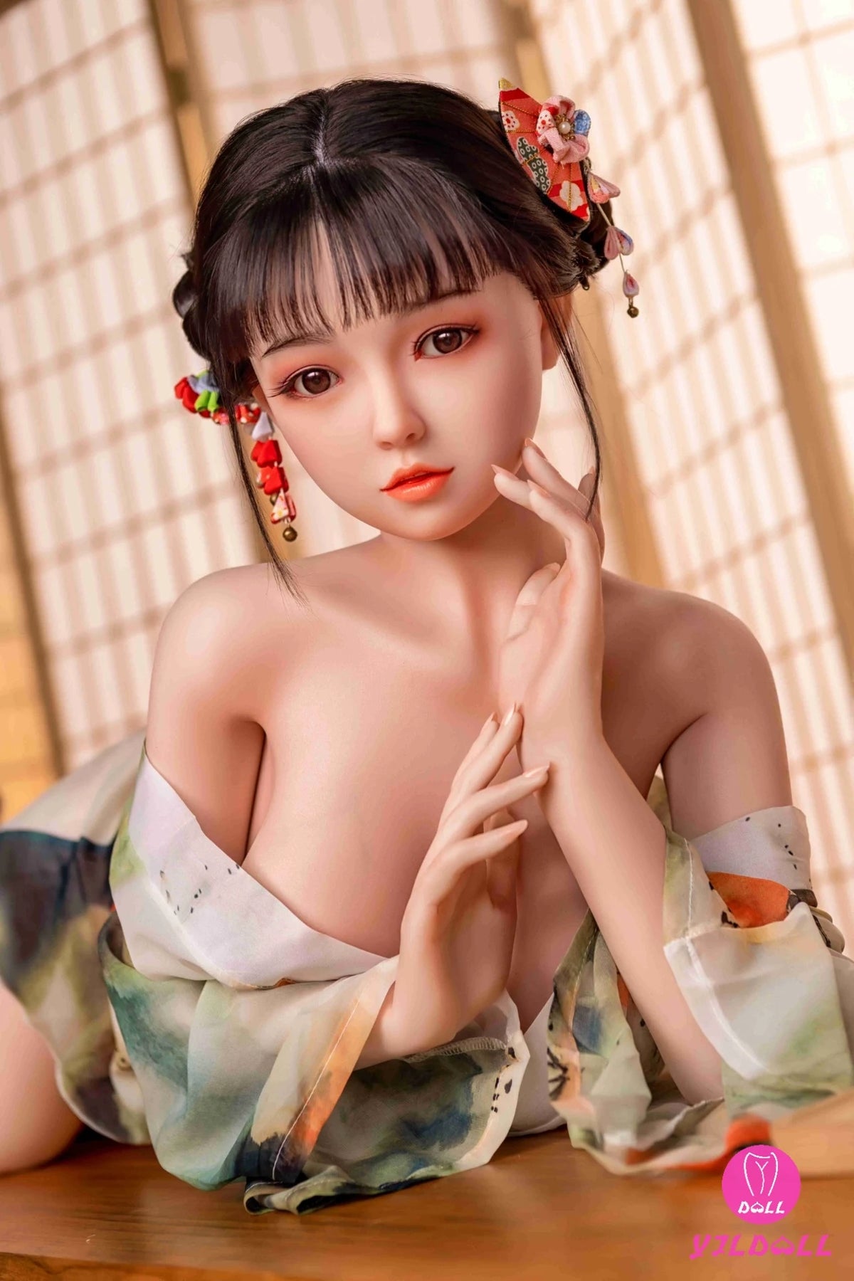 Boneca sexual Anya (YJL Doll Copo C de 148cm #339 TPE+Silicone)