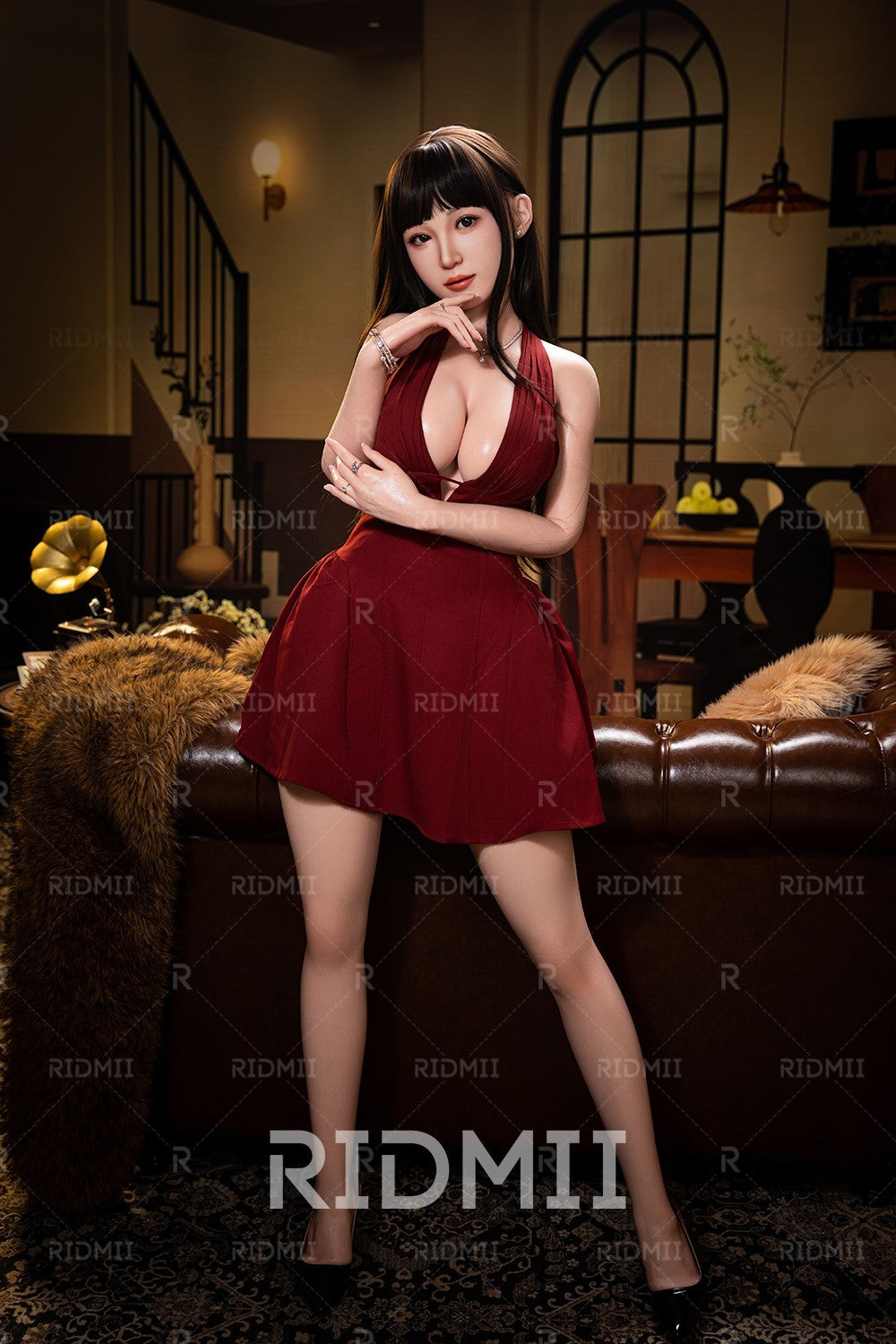 hain Robot IA muñeca sexual (Ridmii Doll 163 cm copa C TPE+silicona)