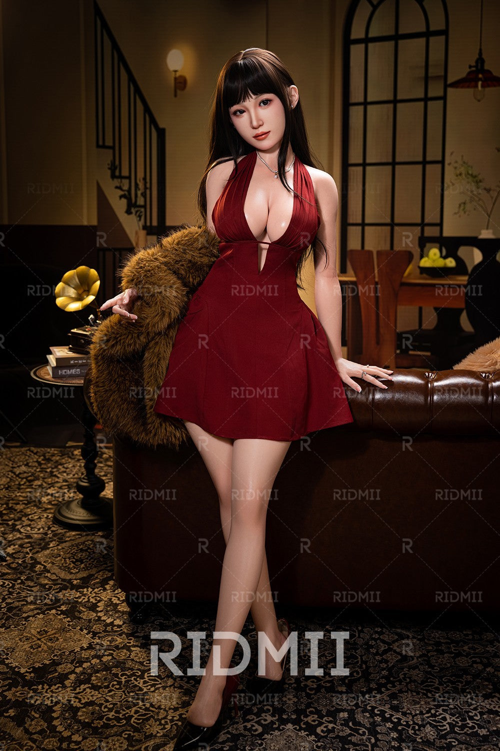 hain Robot IA muñeca sexual (Ridmii Doll 163 cm copa C TPE+silicona)