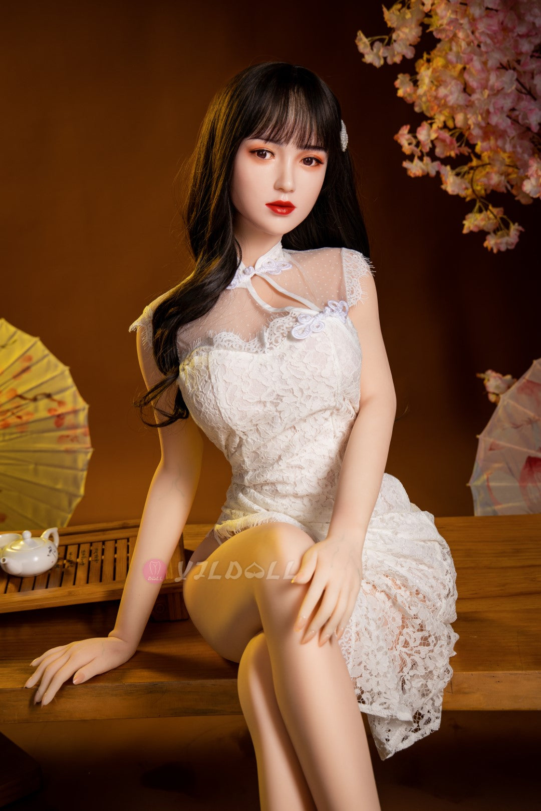Boneca sexual Li-Hua (YJL Doll Copo B de 166cm #826 TPE+Silicone)