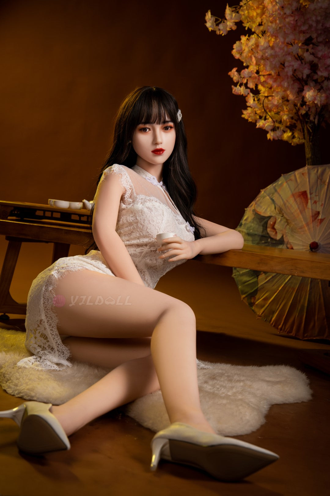 Boneca sexual Li-Hua (YJL Doll Copo B de 166cm #826 TPE+Silicone)