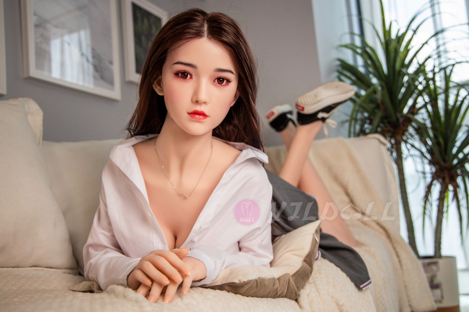 Zhou Ting muñeca sexual (YJL Doll Copa F de 170 cm #804 TPE+silicona)