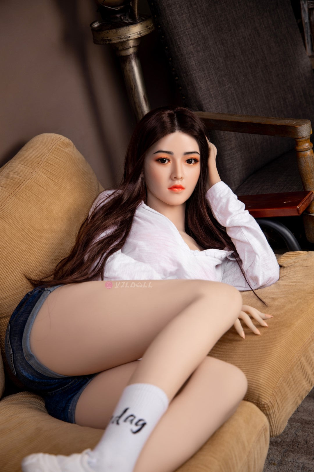 Boneca sexual Qing (YJL Doll Copa F de 163 cm #837 Silicone)