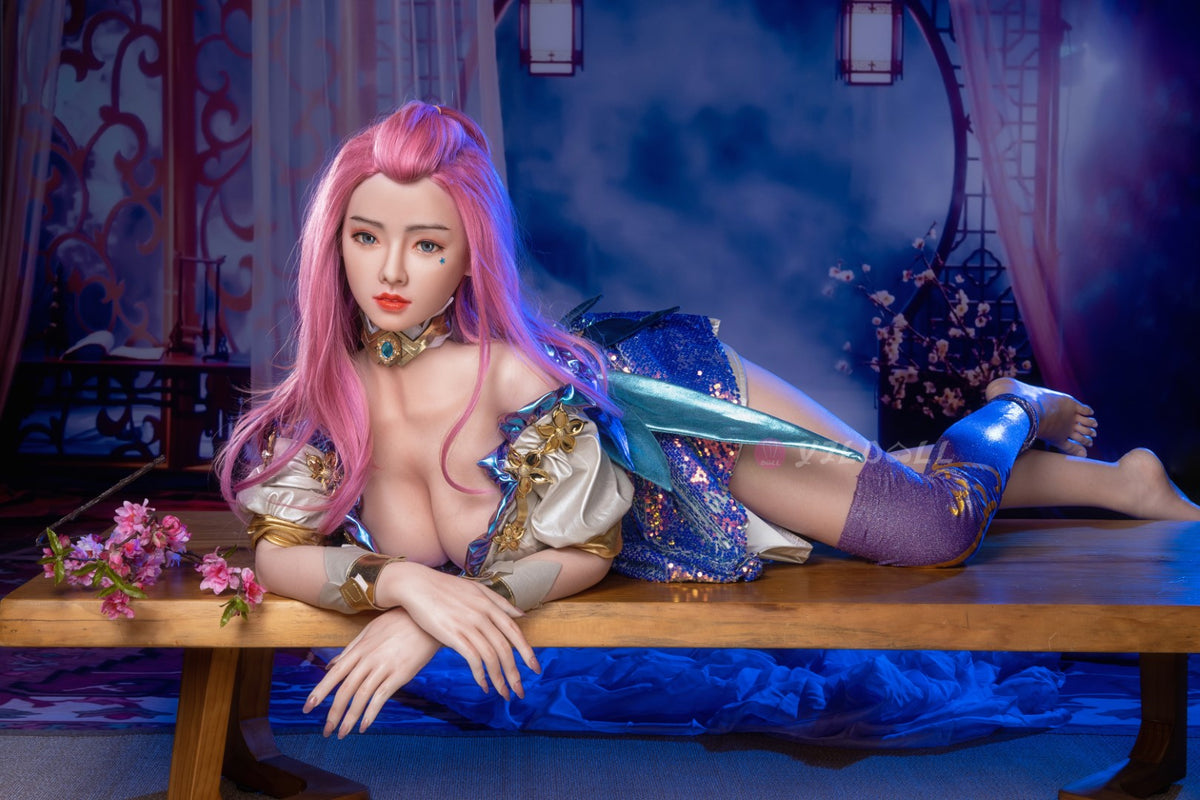 Boneca sexual Fumiko (YJL Doll Copo G de 158cm #803 TPE+Silicone)
