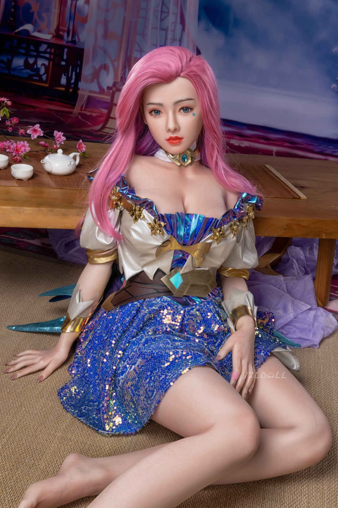 Boneca sexual Fumiko (YJL Doll Copo G de 158cm #803 TPE+Silicone)