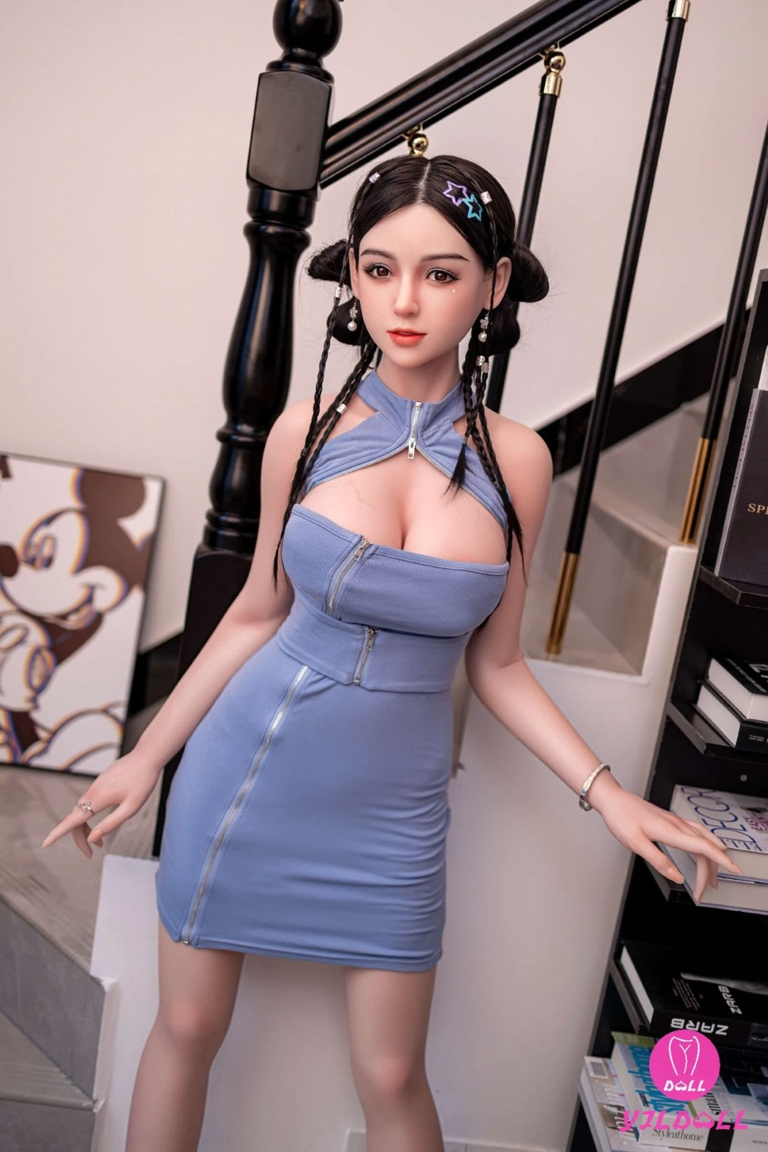 Ellen muñeca sexual (YJL Doll 148 cm D-Kupa #289 TPE+Silicona)