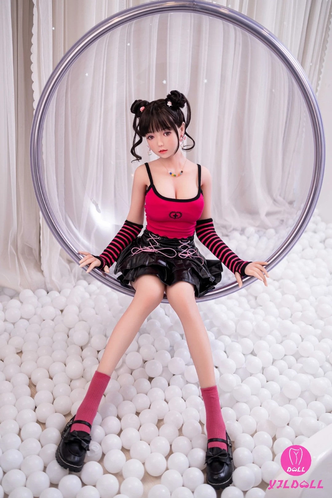 Boneca sexual Aileen (YJL Doll Copo D de 148cm #386 TPE+Silicone)