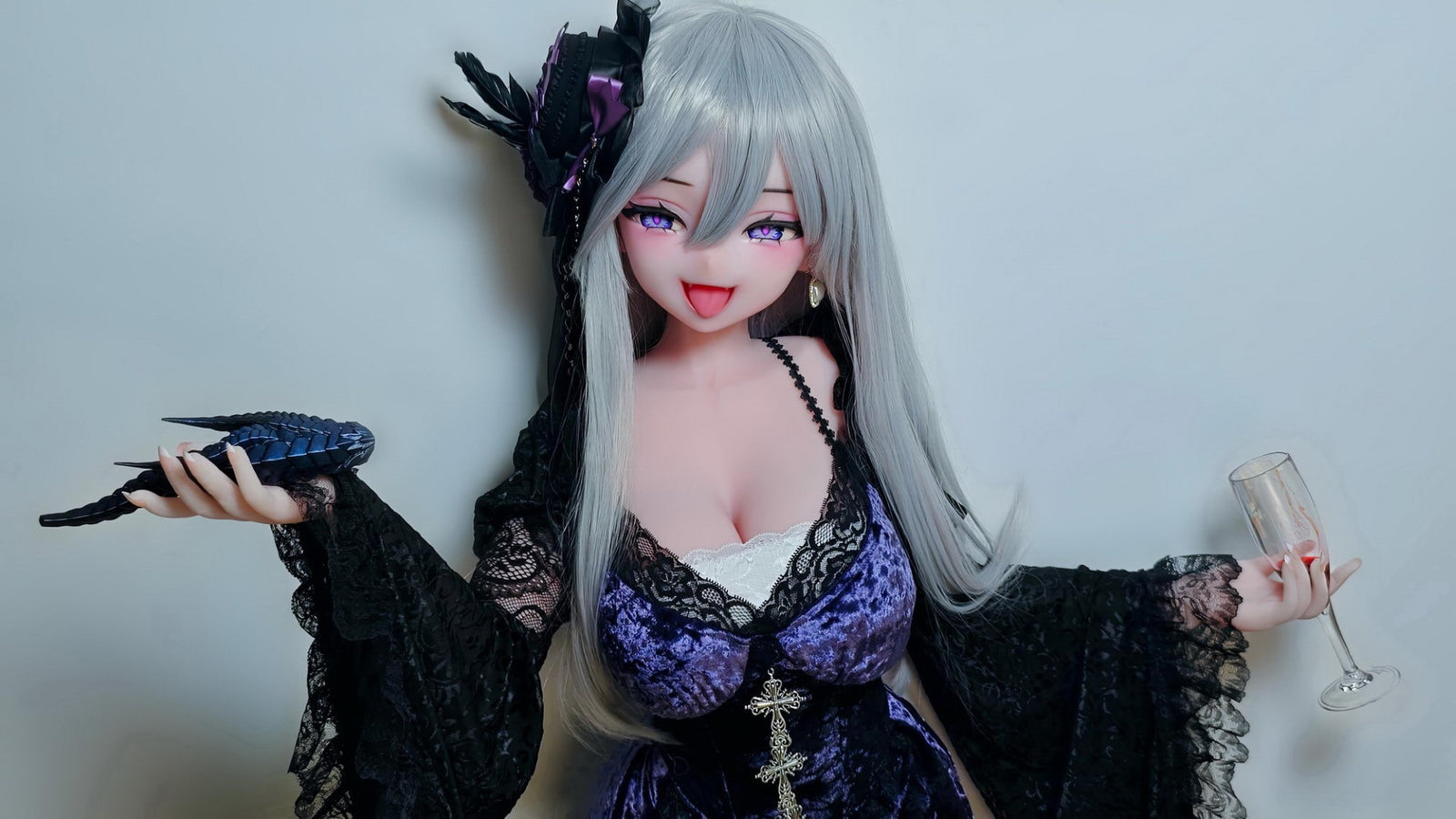 Chono Miyu muñeca sexual (Elsa Babe 148cm RAD041 Silicona)