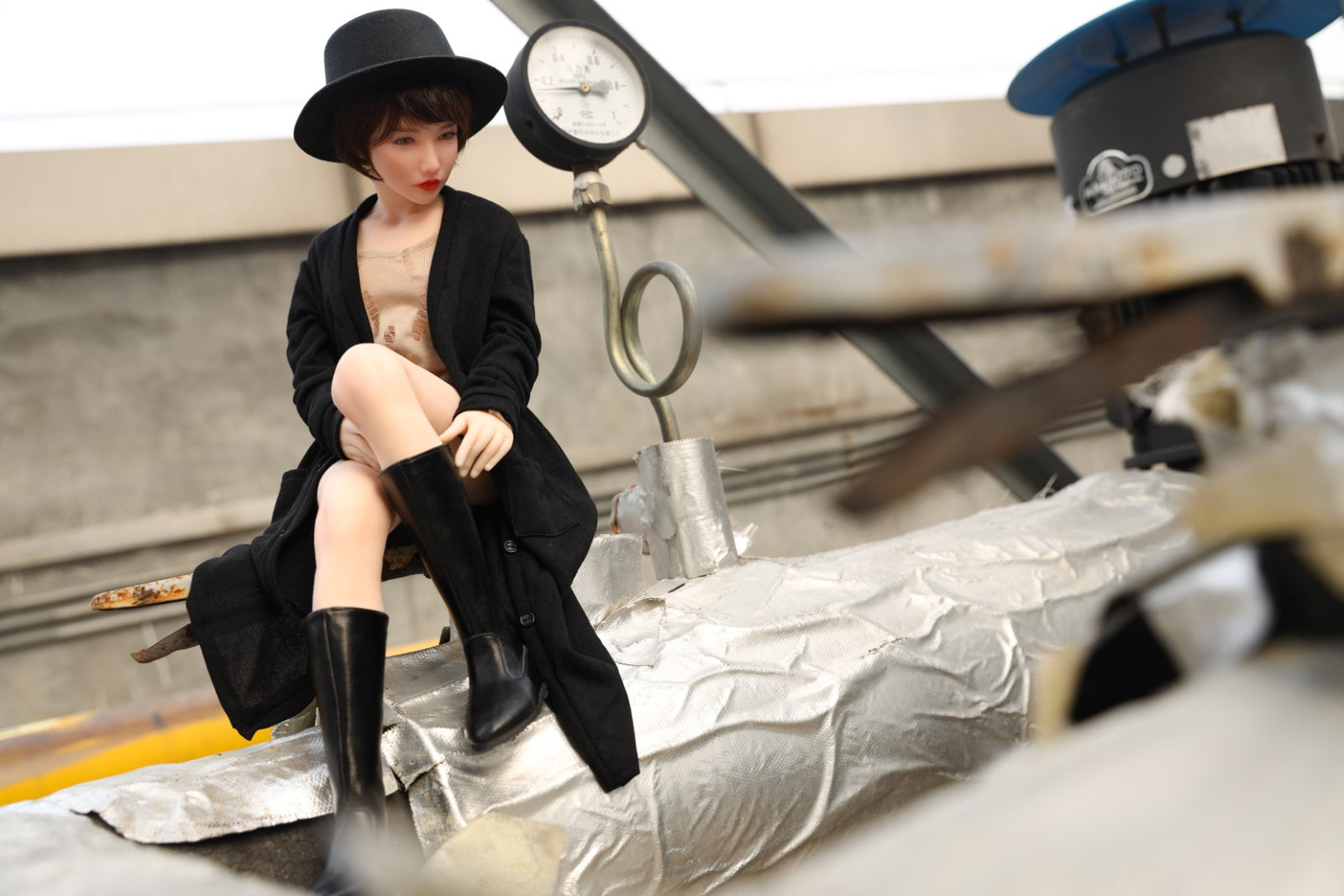 Reka muñeca sexual (Climax Doll Mini copa B 60cm Silicona)