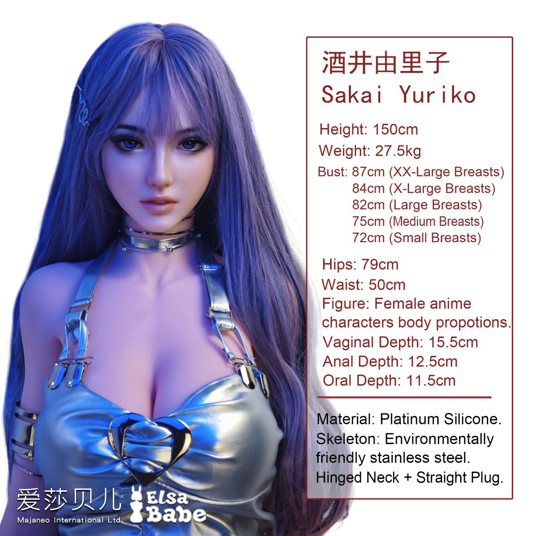 Boneca sexual Sakai Yuriko (Elsa Babe Silicone RHB031 de 150cm)