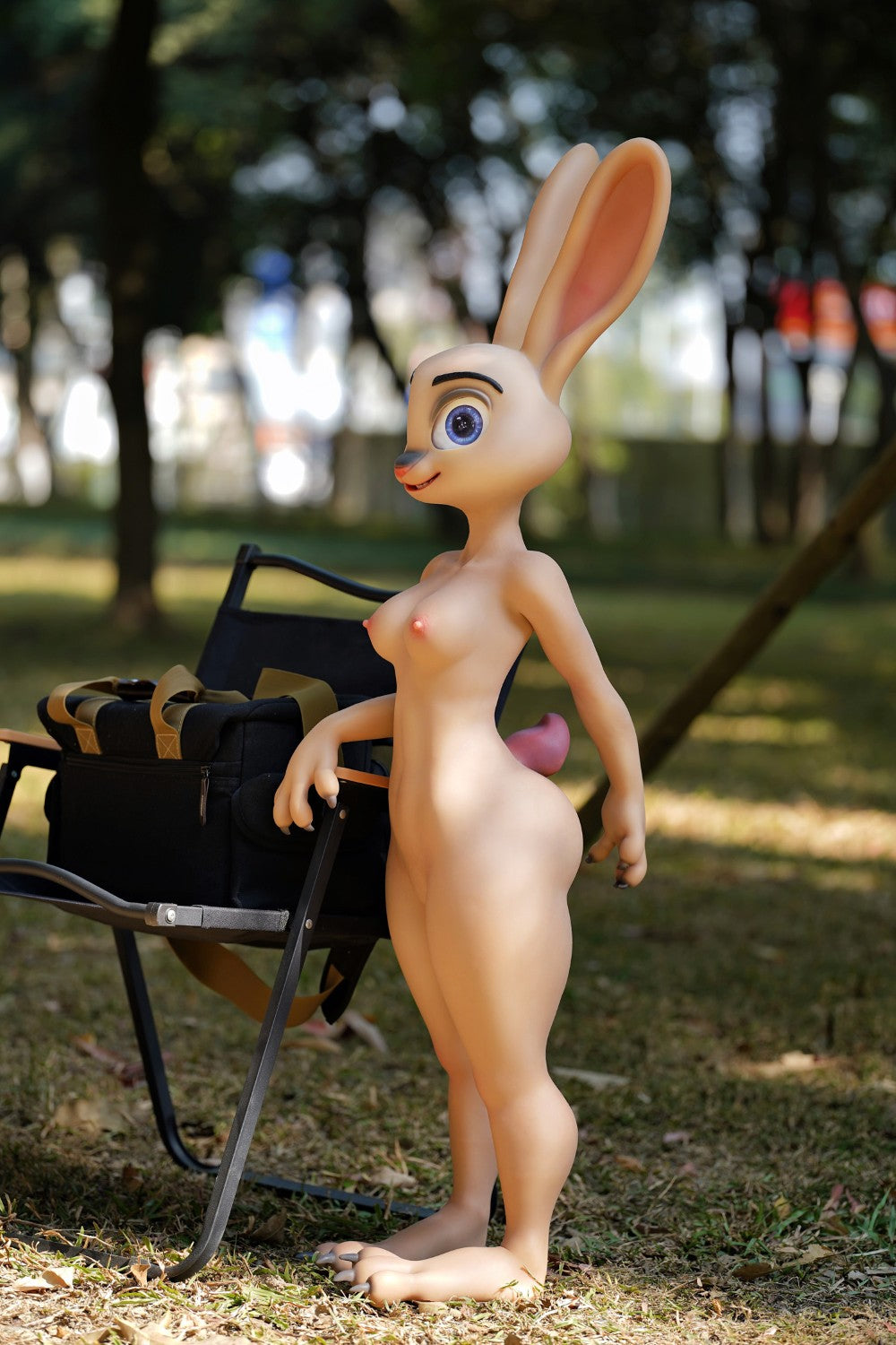 Judy, a boneca sexual de coelho (Dolls Castle 120 cm de silicone c-cup)