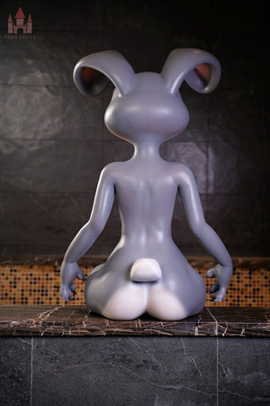 Judy el conejo muñeca sexual (Dolls Castle Silicona A-Cup de 168 cm)