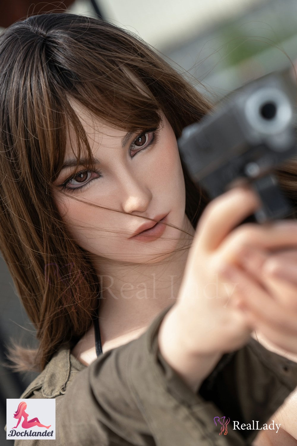 Boneca sexual Catlin (Real Lady Copo C 170cm S23 Silicone)