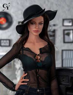Boneca sexual Scarlett (TOP CYDOLL 170cm d-kupa tpe+silicone)