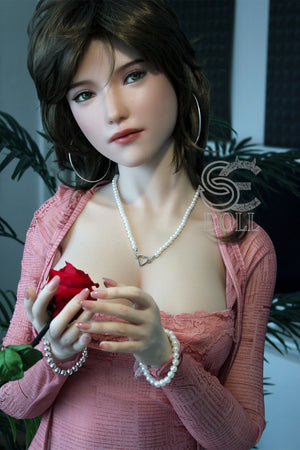 Boneca sexual queen.hSEDoll 165cm c-cup #083so Silicone Pro)