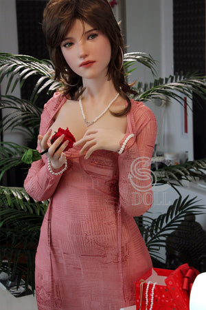 Boneca sexual queen.hSEDoll 165cm c-cup #083so Silicone Pro)