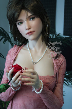 Boneca sexual queen.hSEDoll 165cm c-cup #083so Silicone Pro)