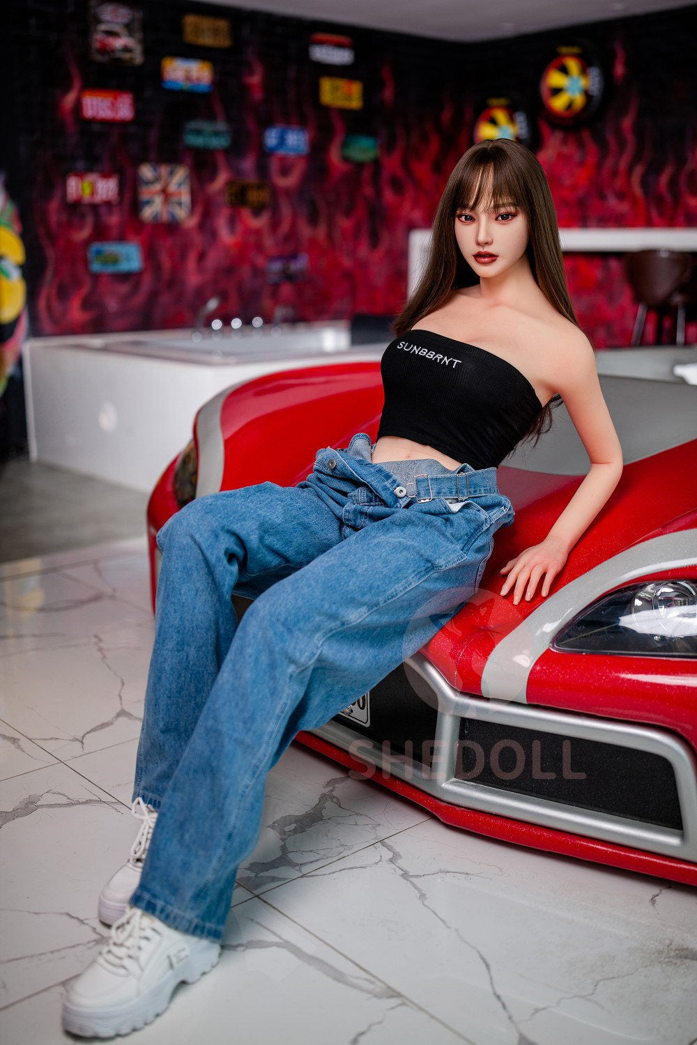 Boneca Sexual Beryl (SHEDOLL Copo C de 158cm #SH004 TPE+Silicone)