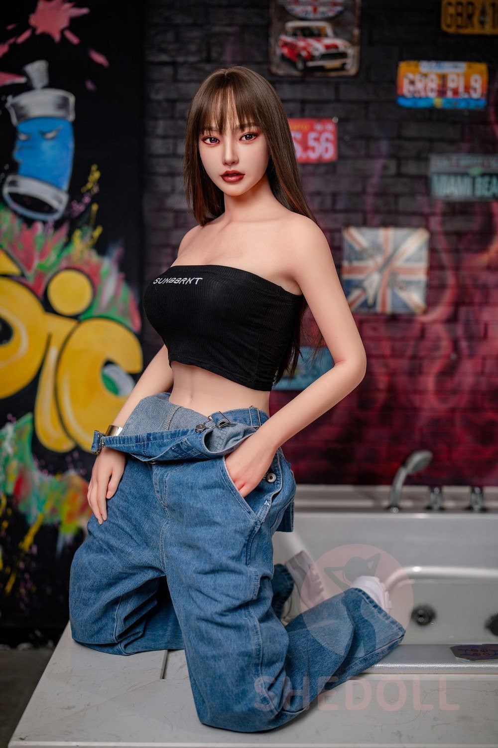 Boneca Sexual Beryl (SHEDOLL Copo C de 158cm #SH004 TPE+Silicone)