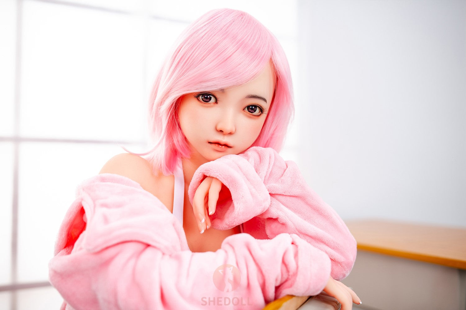 Boneca sexual arenosa (SHEDOLL Copo D de 148cm #SH013 TPE+Silicone)