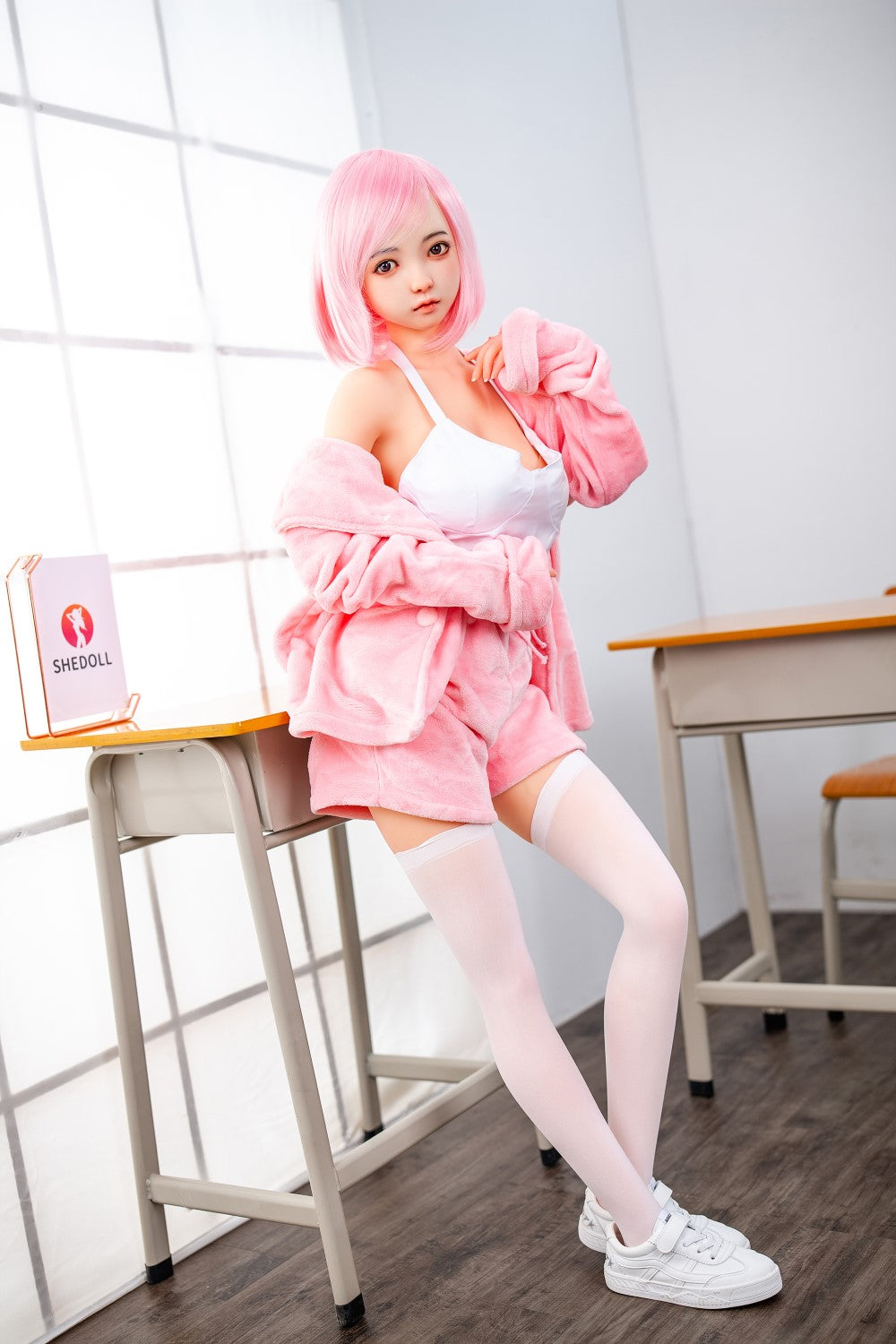 Boneca sexual arenosa (SHEDOLL Copo D de 148cm #SH013 TPE+Silicone)