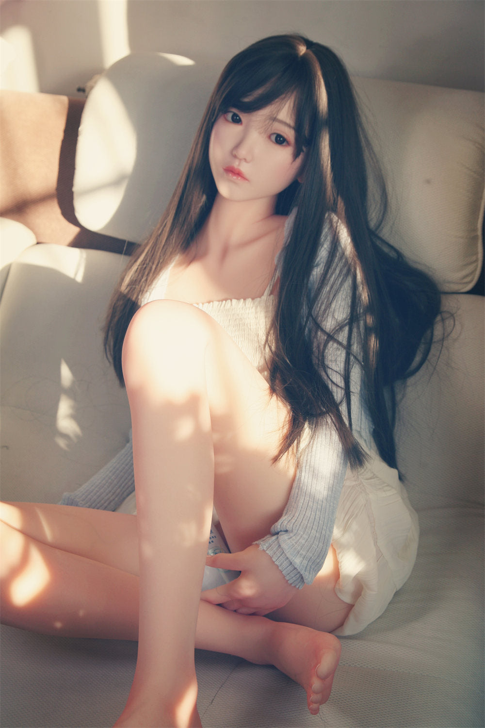 Cal muñeca sexual (SHEDOLL Copa C de 158 cm #SH015 TPE+silicona)