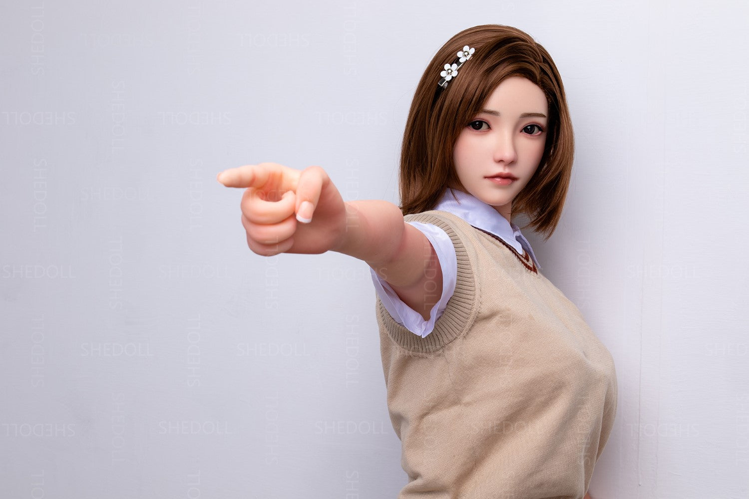 Rosa muñeca sexual (SHEDOLL Copa C de 158 cm #SH022 TPE+silicona)