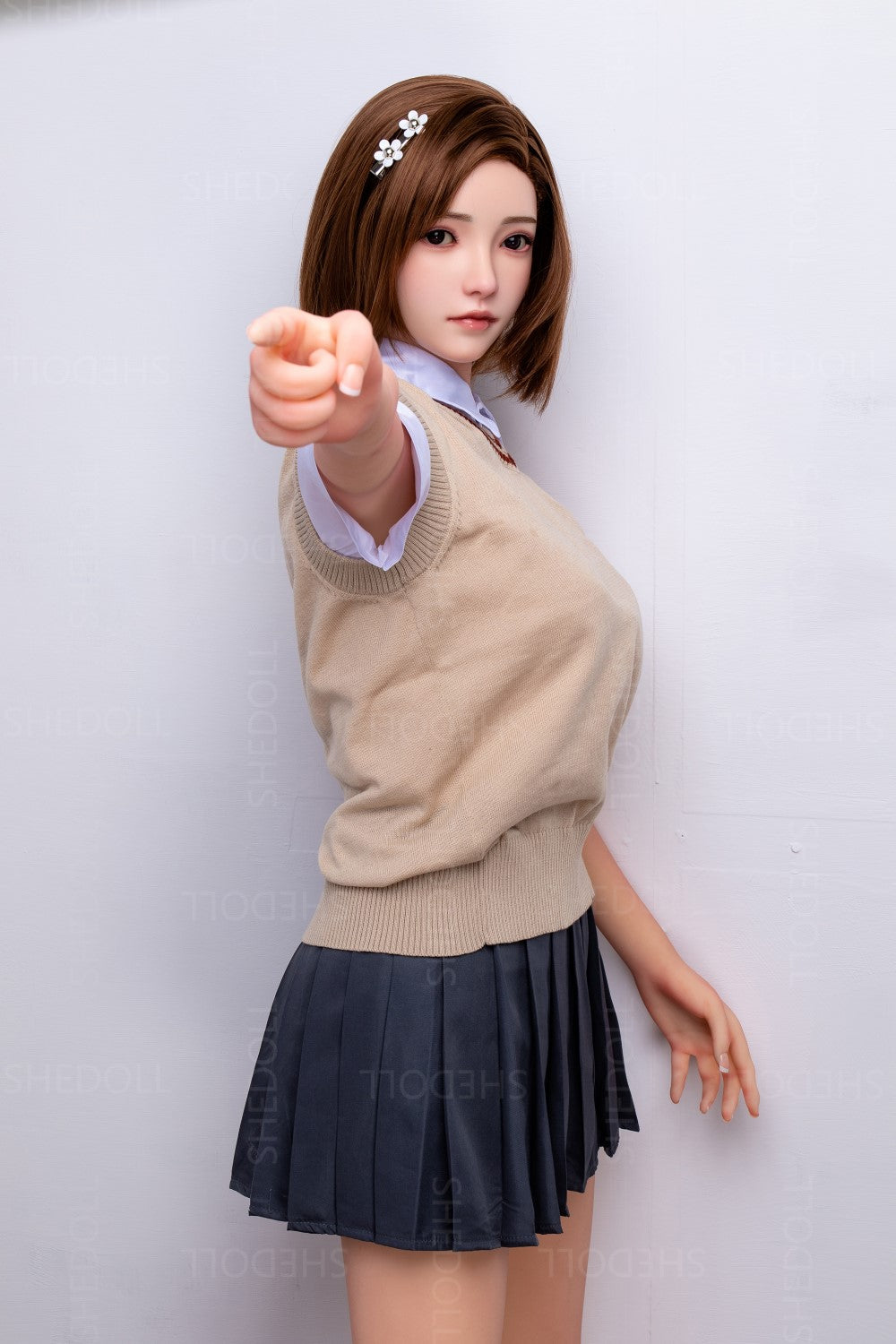 Rosa muñeca sexual (SHEDOLL Copa C de 158 cm #SH022 TPE+silicona)