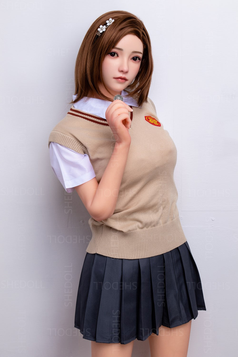 Rosa muñeca sexual (SHEDOLL Copa C de 158 cm #SH022 TPE+silicona)