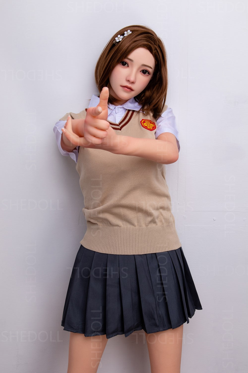 Rosa muñeca sexual (SHEDOLL Copa C de 158 cm #SH022 TPE+silicona)