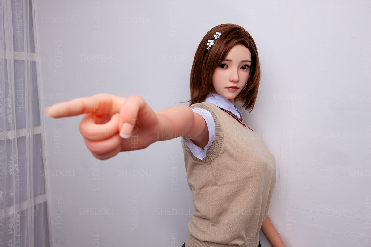 Rosa muñeca sexual (SHEDOLL Copa C de 158 cm #SH022 TPE+silicona)