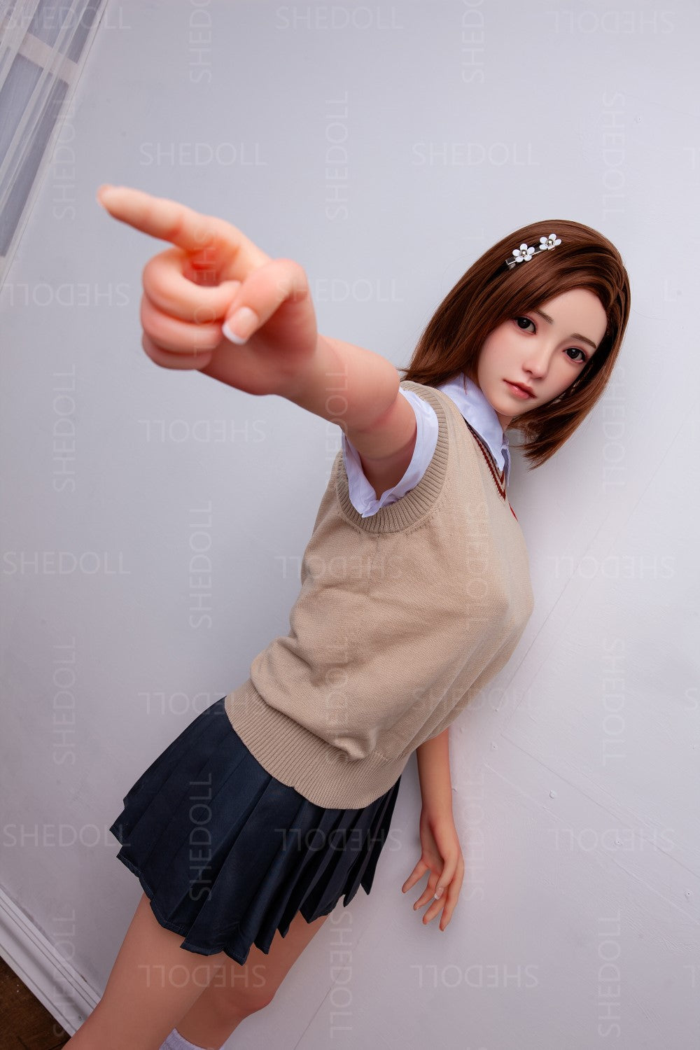 Rosa muñeca sexual (SHEDOLL Copa C de 158 cm #SH022 TPE+silicona)