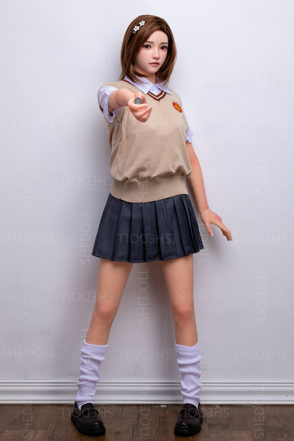 Rosa muñeca sexual (SHEDOLL Copa C de 158 cm #SH022 TPE+silicona)