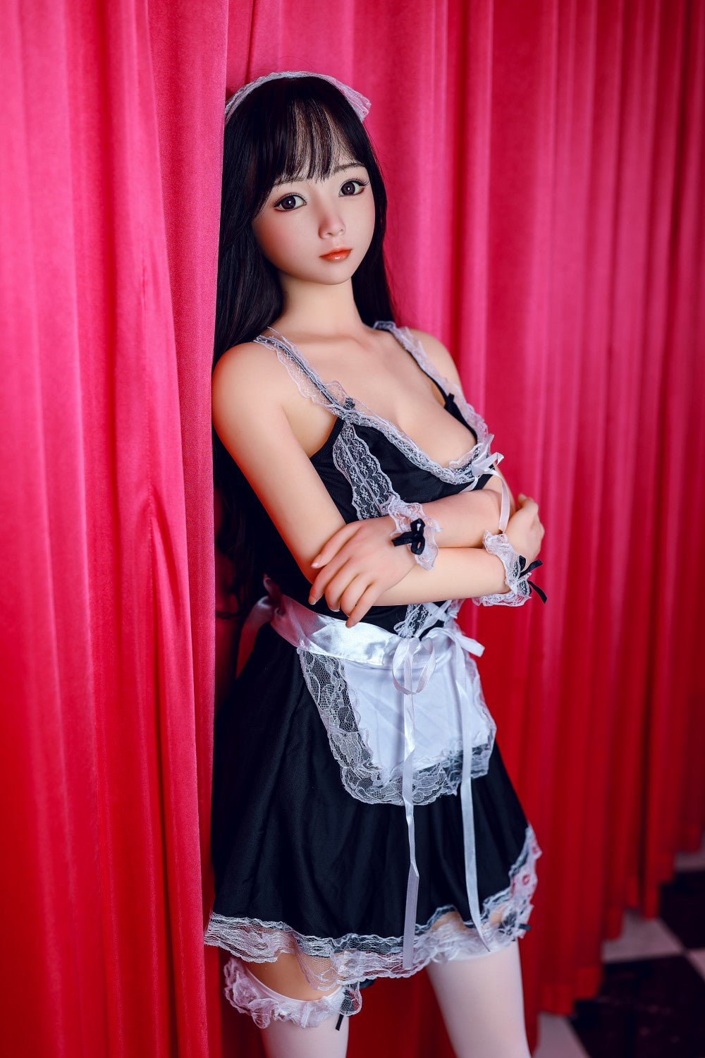 Boneca sexual yoyo (SHEDOLL 148cm D-kupa #sh023 tpe+silicone)