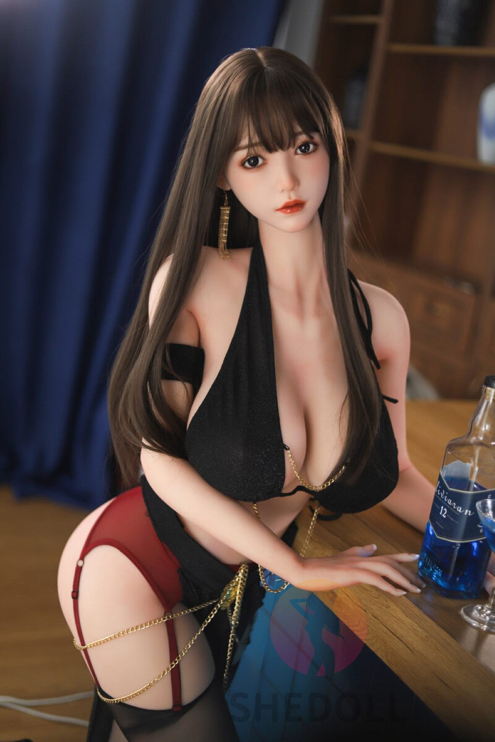 Boneca sexual de Cheryl (SHEDOLL 163cm H-kupa #sh033 tpe+silicone)