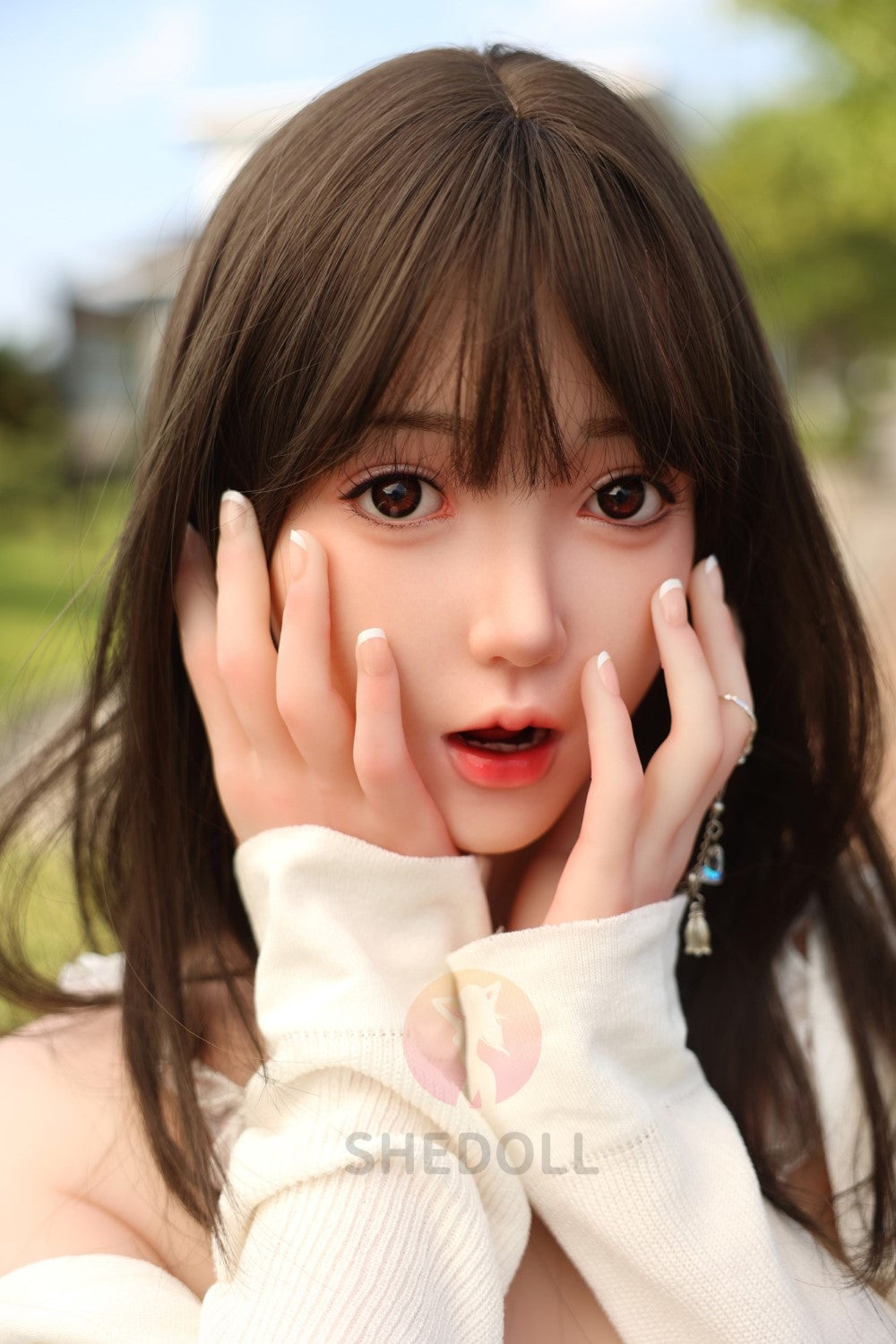 Cal muñeca sexual (SHEDOLL Copa C de 158 cm #SH038 2.0 TPE+Silicona)