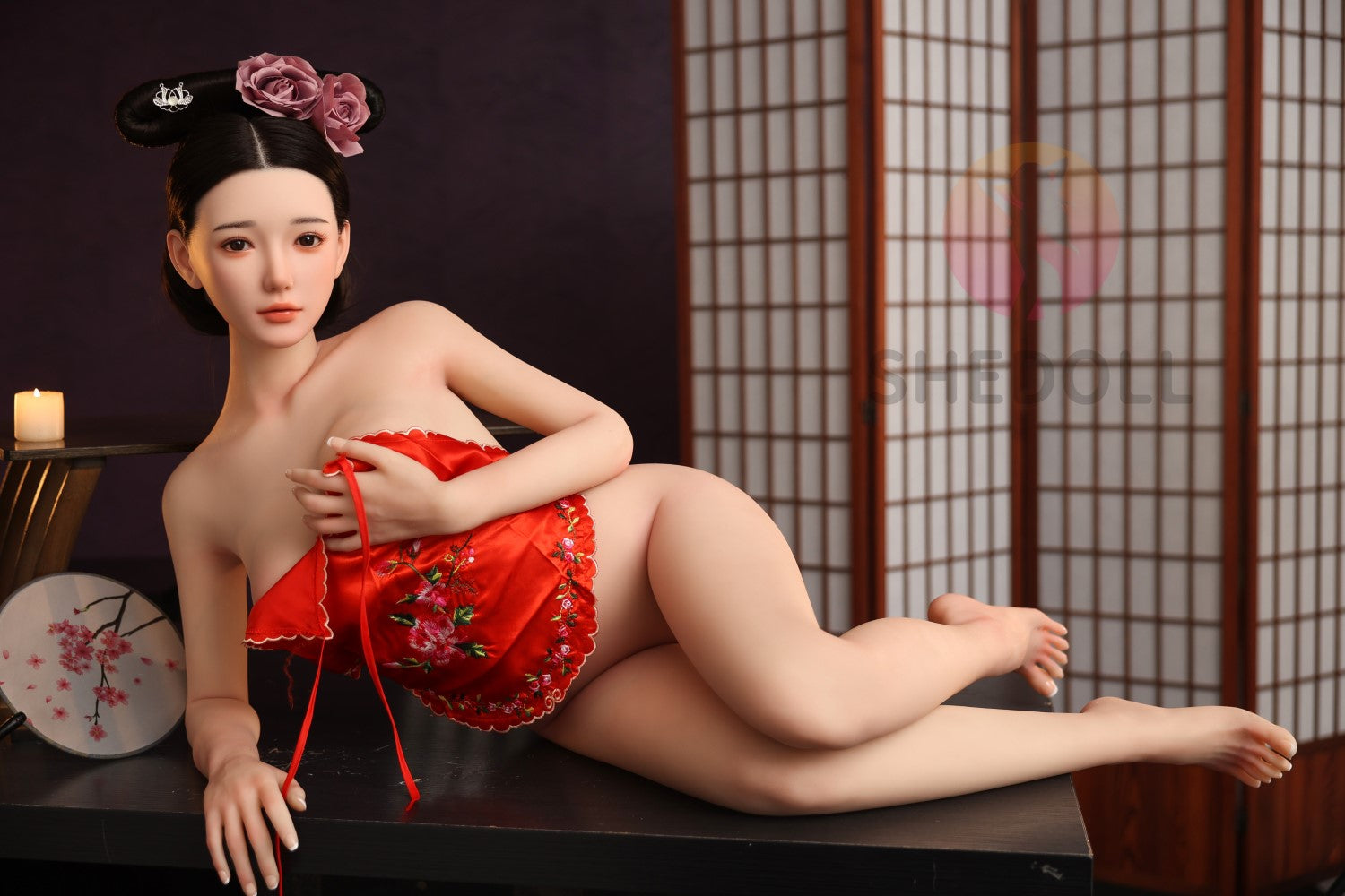 Boneca sexual Achu (SHEDOLL Copo C de 158cm #SH042 TPE+Silicone)