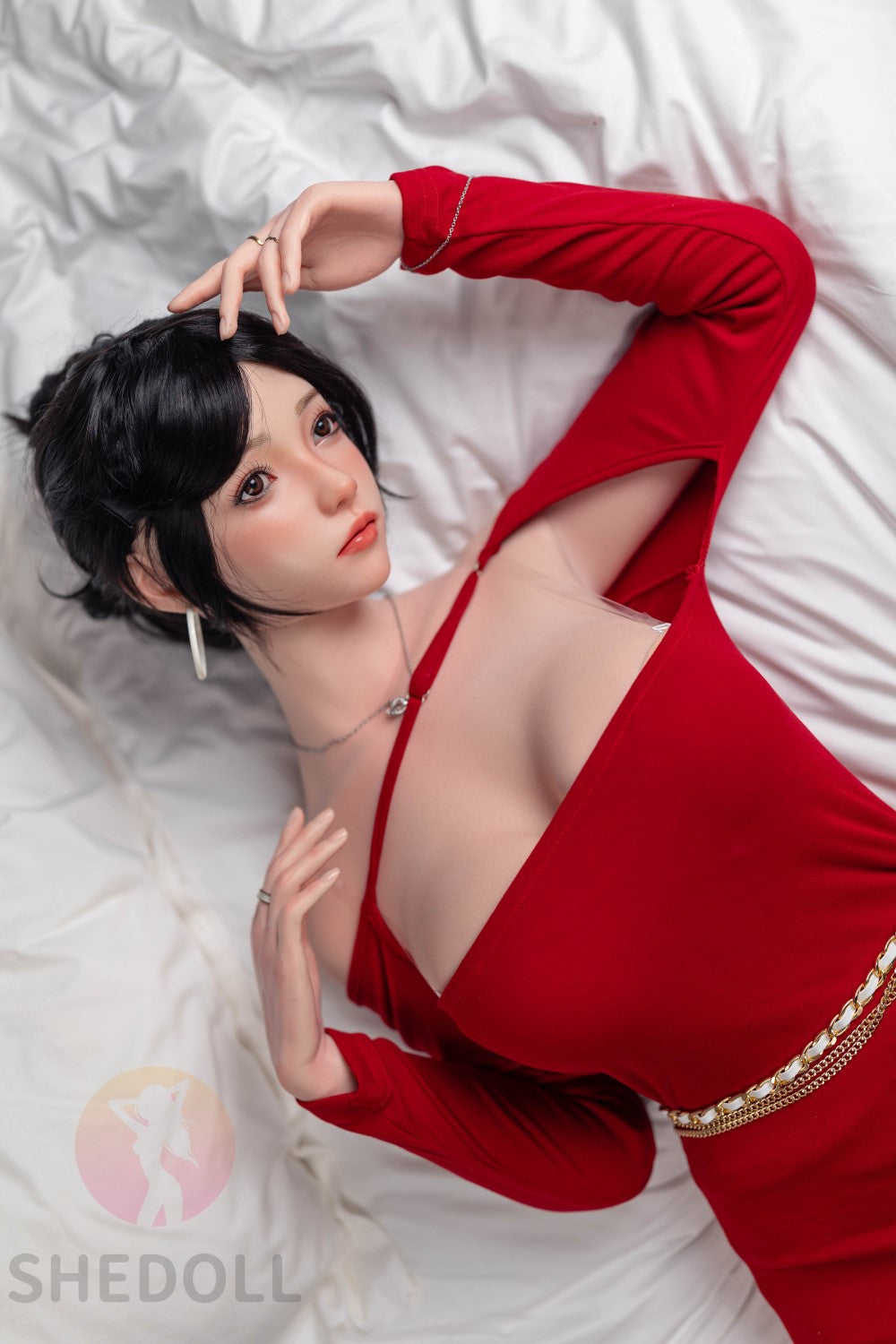 Boneca Sexual Rosa (SHEDOLL Copo E de 165 cm #SH051 2.0 Silicone)
