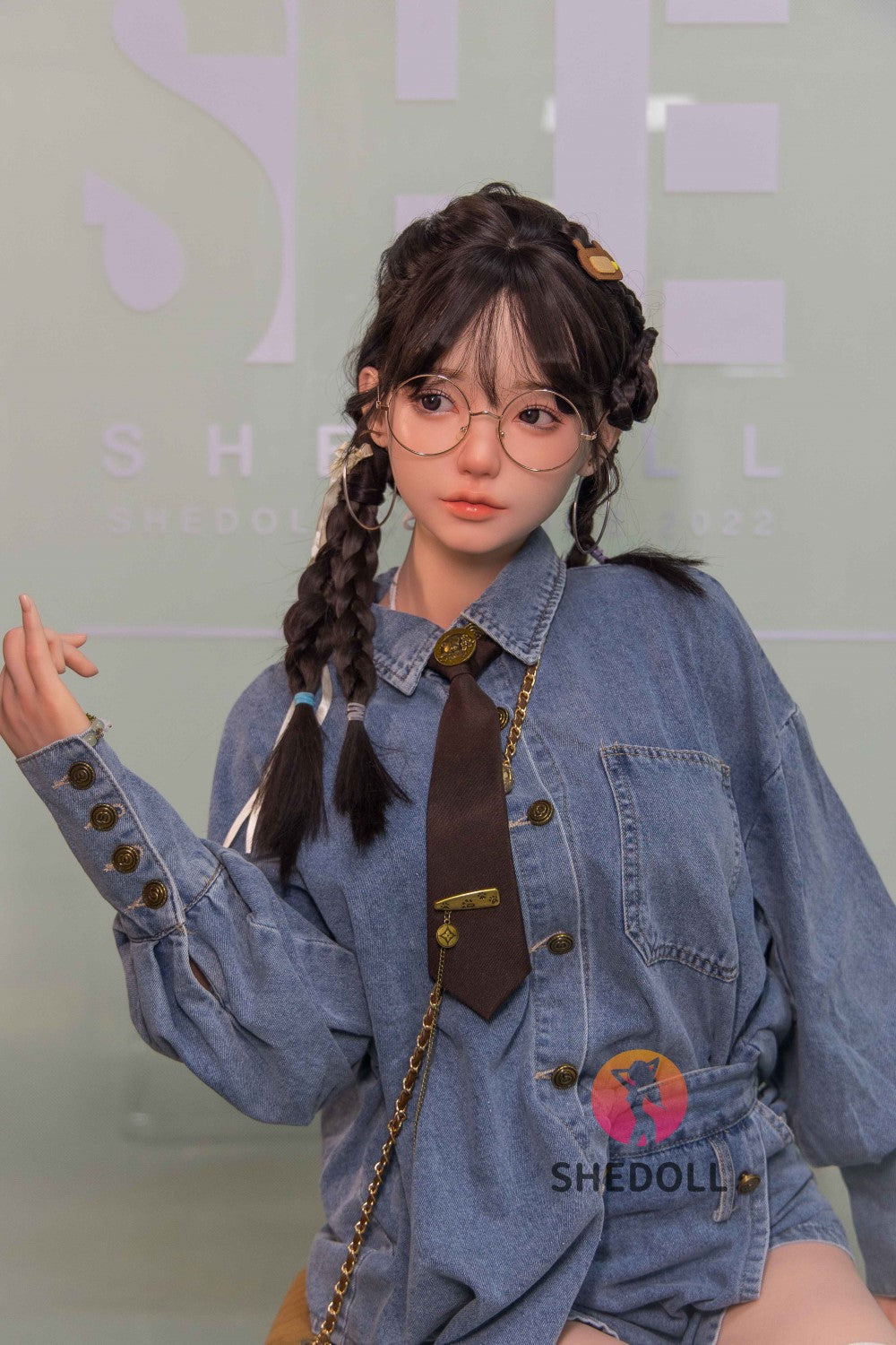 Boneca sexual Zara (SHEDOLL Copo C de 158 cm #SH053 2.0 Silicone)