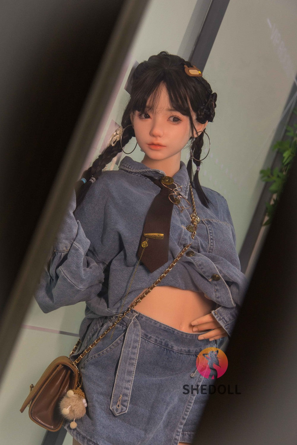 Boneca sexual Zara (SHEDOLL Copo C de 158 cm #SH053 2.0 Silicone)