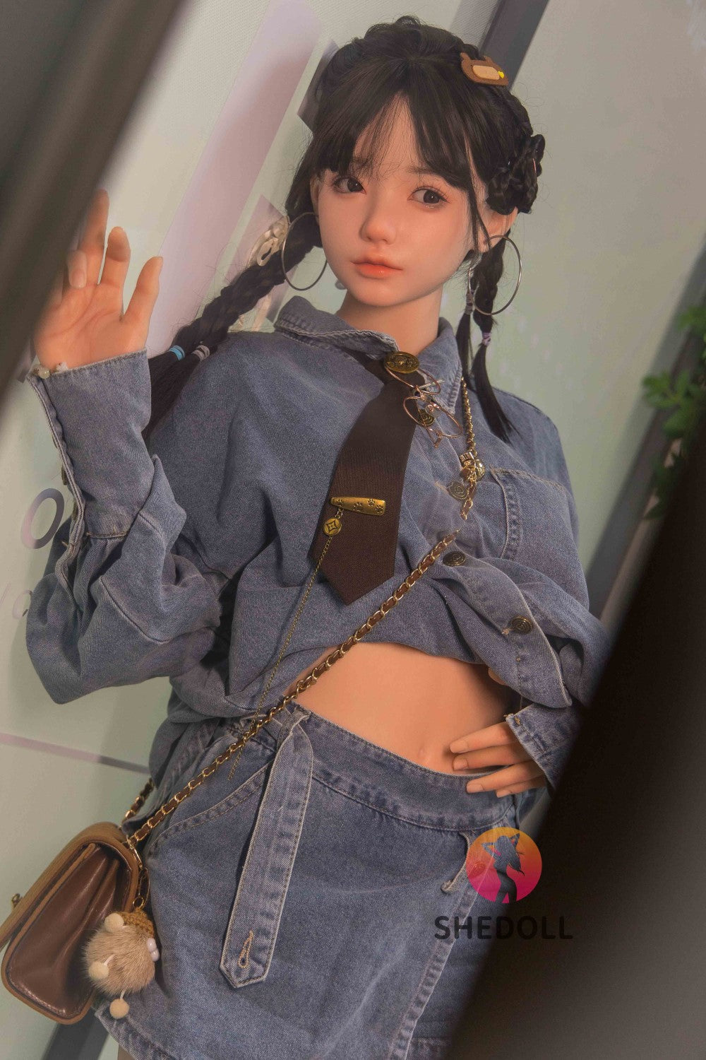 Boneca sexual Zara (SHEDOLL Copo C de 158 cm #SH053 2.0 Silicone)