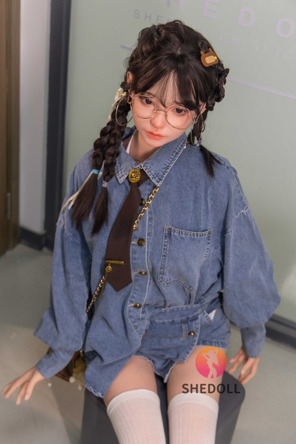 Boneca sexual Zara (SHEDOLL Copo C de 158 cm #SH053 2.0 Silicone)