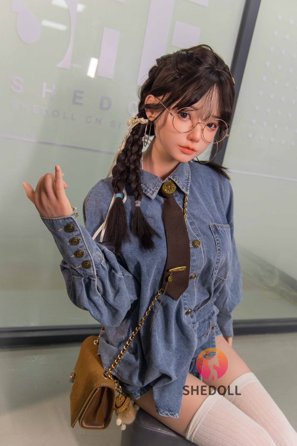 Boneca sexual Zara (SHEDOLL Copo C de 158 cm #SH053 2.0 Silicone)