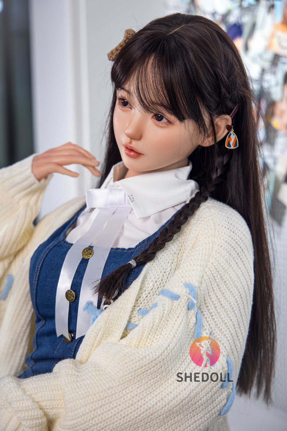 Yuan muñeca sexual (SHEDOLL 150 cm Copa B #SH054 Silicona)