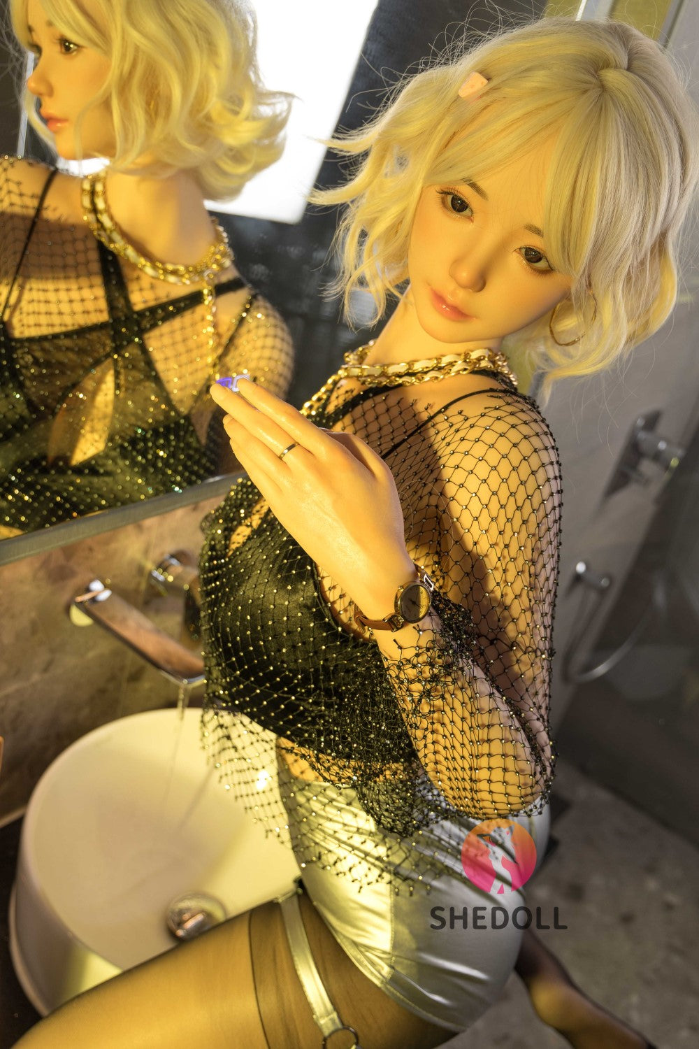 Zara muñeca sexual (SHEDOLL Copa E de 165 cm #SH055 (silicona)