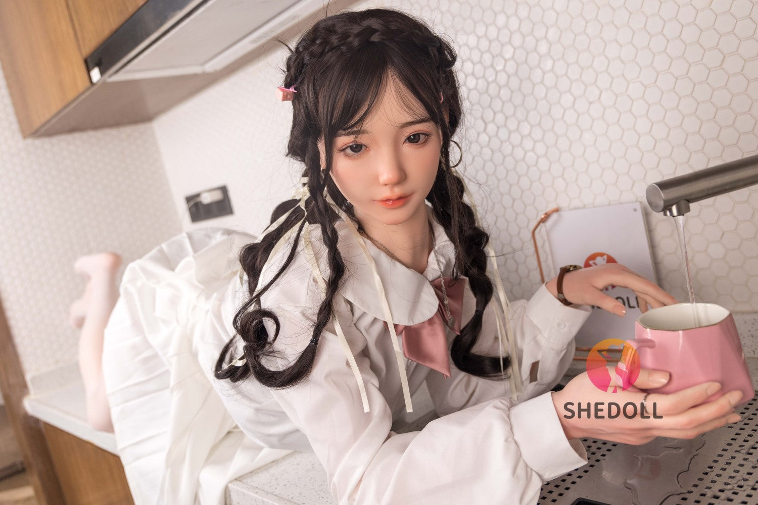 Boneca sexual Zara (SHEDOLL Copo E de 165 cm #SH057 Silicone)